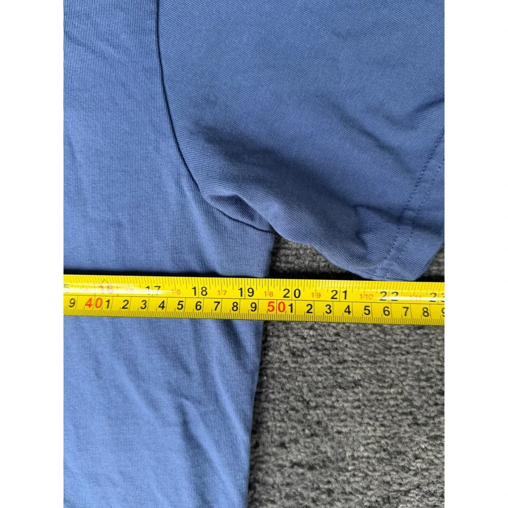 Levis Mens Small Blue Rainbow Embroidered Logo Short Sleeve Cotton T-Shirt